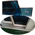 aluminium material   blue tinted glass sliding window